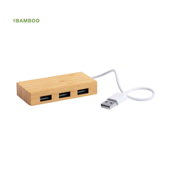 Picture of Eco friendly bamboo USB hub
