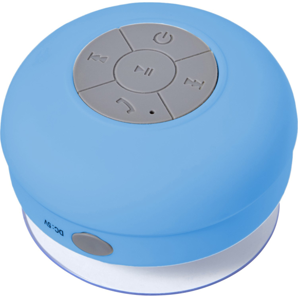 water resistant speaker light blue