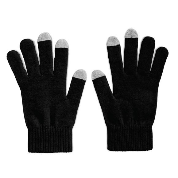 Black Tactile Gloves