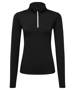 Picture of WOMEN'S TRI DRI RECYCLED LONG SLEEVE BRUSHED BACK 1/4 ZIP TOP
