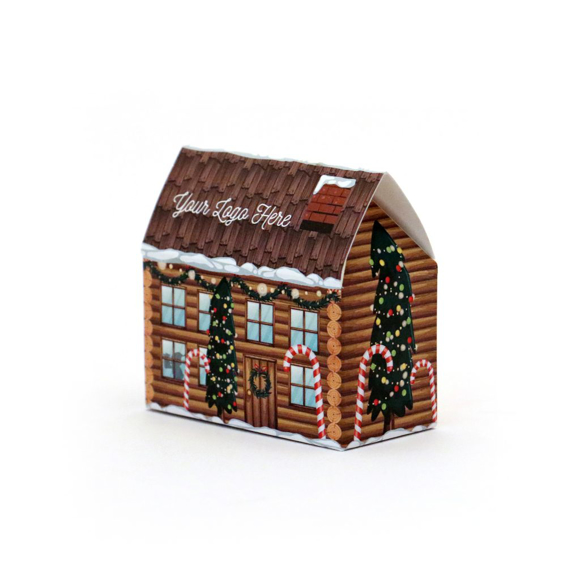 Winter chocolate elves house
