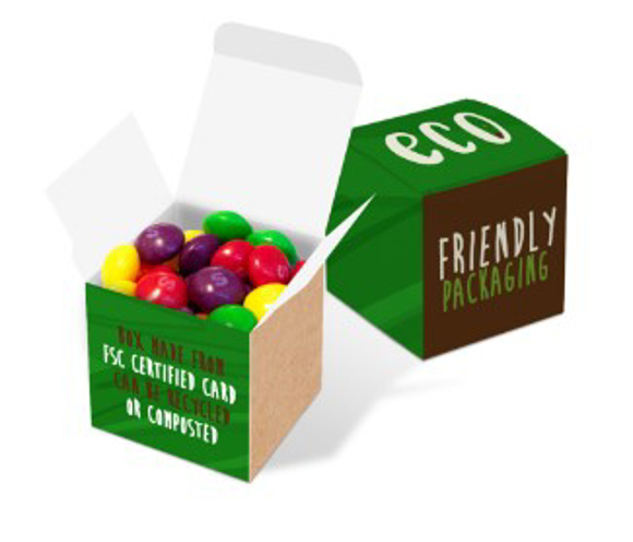 Picture of ECO  CUBE BOX OF JOLLY BEANS or SKITTLES