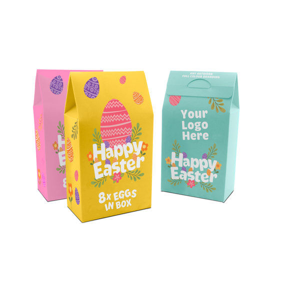Picture of ECO HOLLOW CHOCOLATE EGGS x8