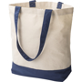 Picture of COLOURED BASE & HANDLE COTTON  SHOPPER