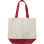 Picture of COLOURED BASE & HANDLE COTTON  SHOPPER