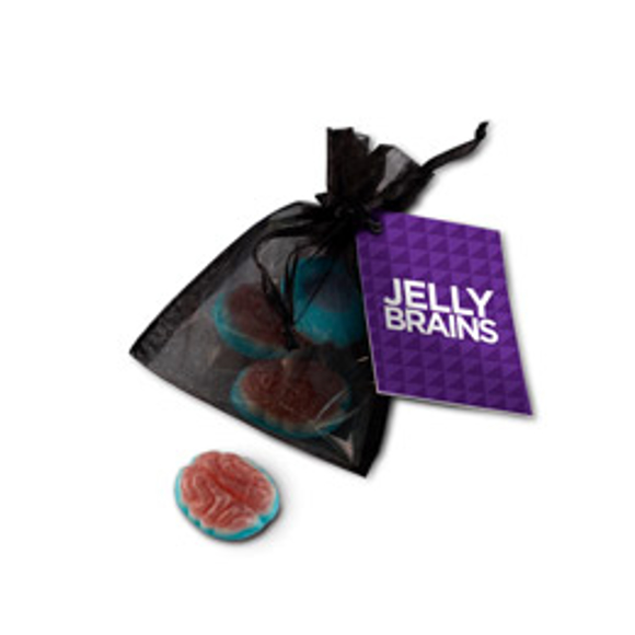 Picture of HALLOWEEN ORGANZA BAG OF BRAINS