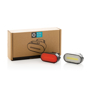 Picture of LUMINO RCS RECYCLED PLASTIC USB RECHARGEABLE BIKE LIGHT SET