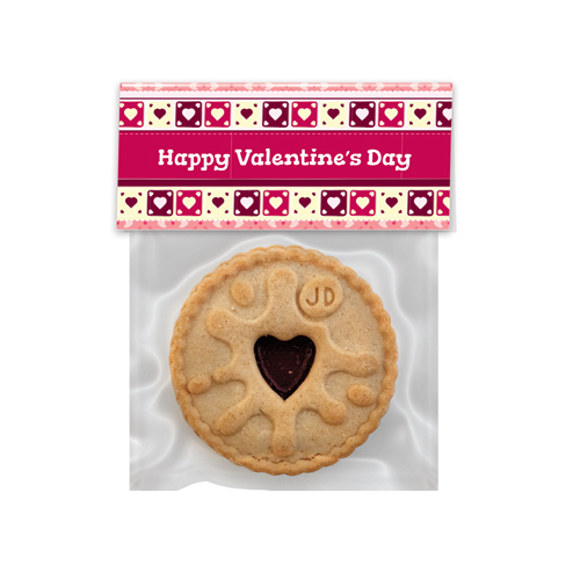 Picture of VALENTINES JAMIE DODGER BISCUIT