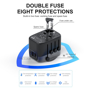 Picture of POWER PRO TRAVEL ADAPTER - RECYCLED PLASTIC