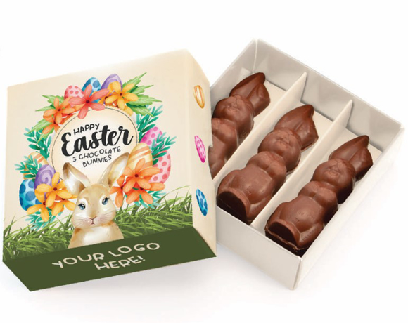 Picture of ECO CHOCOLATE BUNNIES BOX