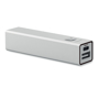 Picture of Power bank 2600 mAh in recycled aluminium case.