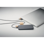 Picture of 60W charging cable in RPET with bamboo details