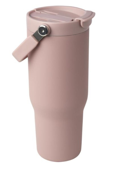 Picture of Bronx 900 ml RCS recycled stainless steel copper vacuum insulated tumbler with dual function lid