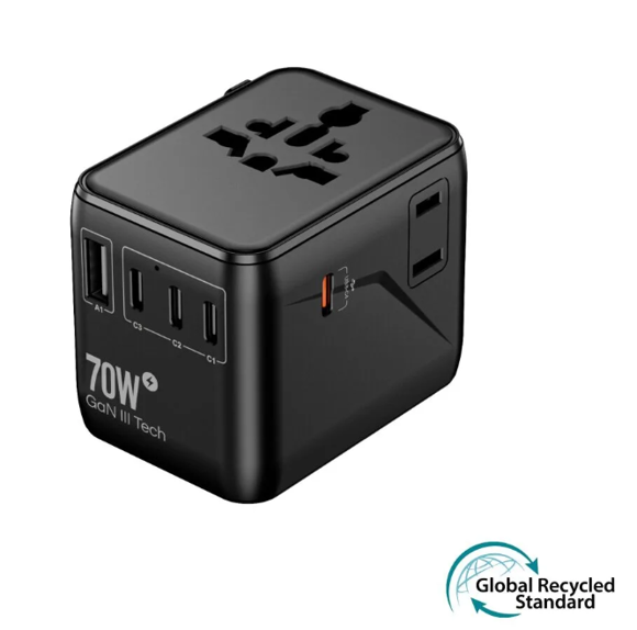 Picture of GAN 70W Universal travel adapter – BS8546 compliant