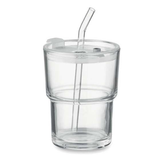 Picture of Glass Tumbler with Lid
