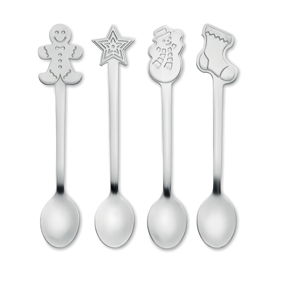 Picture of Christmas Teaspoon Set.