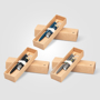 Picture of Reborn Recycled Aluminium Bamboo Accented Pen & Torch Gift Set