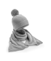Picture of Beechfield Knitted scarf and beanie gift set