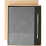 Picture of The Tarek Recycled PU notebook with ballpen gift set