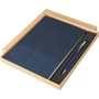 Picture of The Tarek Recycled PU notebook with ballpen gift set