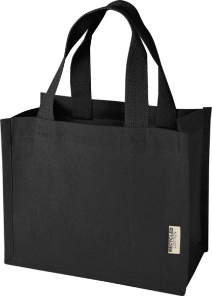 Picture of Odessa 220 g/m² GRS recycled cotton mini gusset tote bag 9L