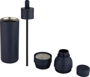 Picture of Illuminate 650 ml RCS recycled double wall stainless steel water bottle with 3-piece lid set - Navy
