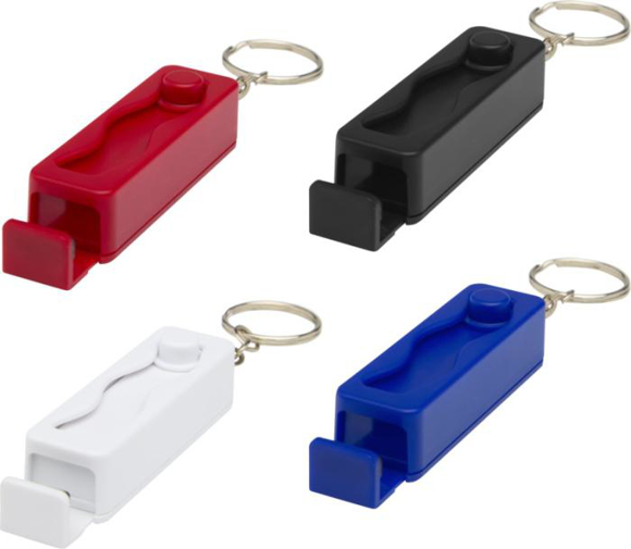 Picture of Aggia recycled plastic phone stand with fidget toy