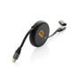 Picture of Terra RCS recycled aluminium retractable 240W 2-in-1 cable
