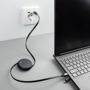 Picture of Terra RCS recycled aluminium retractable 240W 2-in-1 cable