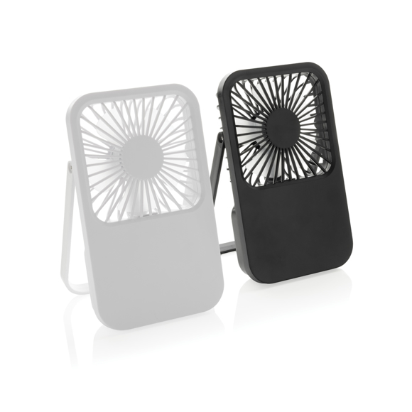 Picture of Aervina RCS recycled plastic re-chargeable desk fan