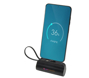 Picture of Alnair 5000 mAh 10W recycled plastic Type-C power bank with built-in flip stand and 2-in-1 cable