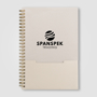 Picture of Lino FSC Paper Spiral Binding Vertical Pocket Notebook - A5