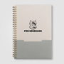 Picture of Lino FSC Paper Spiral Binding Vertical Pocket Notebook - A5