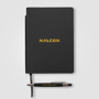 Picture of Malmö Recycled Soft Cover Extended Journal Pen Set – A5
