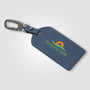 Picture of Malmö Recycled Metal Carabiner Luggage Tag - 6.5 x 17.5 cm