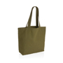 Picture of Impact Aware™ 240 gsm recycled canvas shopper w/pocket undyed.