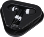 Picture of Rebel earbuds with recycled plastic storage box