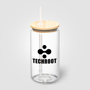 Picture of Cádiz Glass Bamboo Lid Tumbler - 500 ml