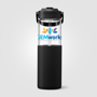 Picture of Juno Glass Silicone Sleeve Straw Bottle - 590 ml