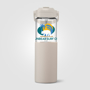 Picture of Juno Glass Silicone Sleeve Straw Bottle - 590 ml