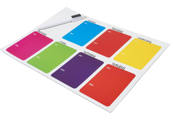 Picture of Magnetic Note Board - weekly planner