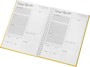 Picture of Desk-Mate® A5 hard cover journal - White
