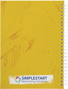 Picture of Desk-Mate® A5 hard cover journal - White
