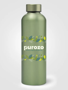 Picture of Astrid Recycled Stainless Steel Metallic Bottle - 710 ml