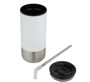 Picture of Grayson 480 ml RCS recycled insulated tumbler with straw