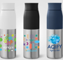 Picture of Borealis Recycled Stainless Steel Twist Lid Bottle - 650 ml