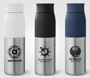 Picture of Borealis Recycled Stainless Steel Twist Lid Bottle - 650 ml
