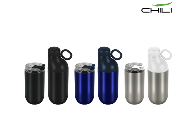 Picture of Hookipa M Recycled 2-in-1 Bottle & Tumbler (500ml/370ml)