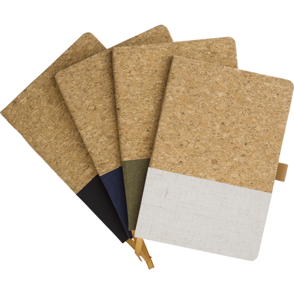 Picture of The Trevor  Cork and cotton notebook (approx. A5)