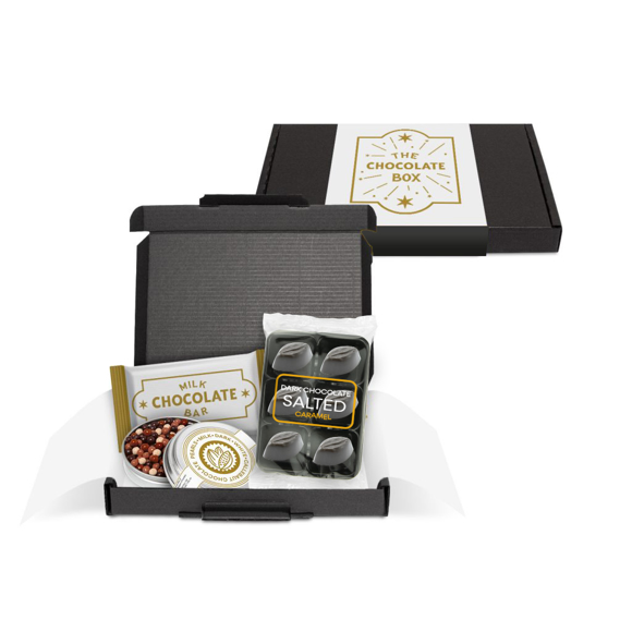 Picture of Mini Black Postal Box - Chocolate Edition
